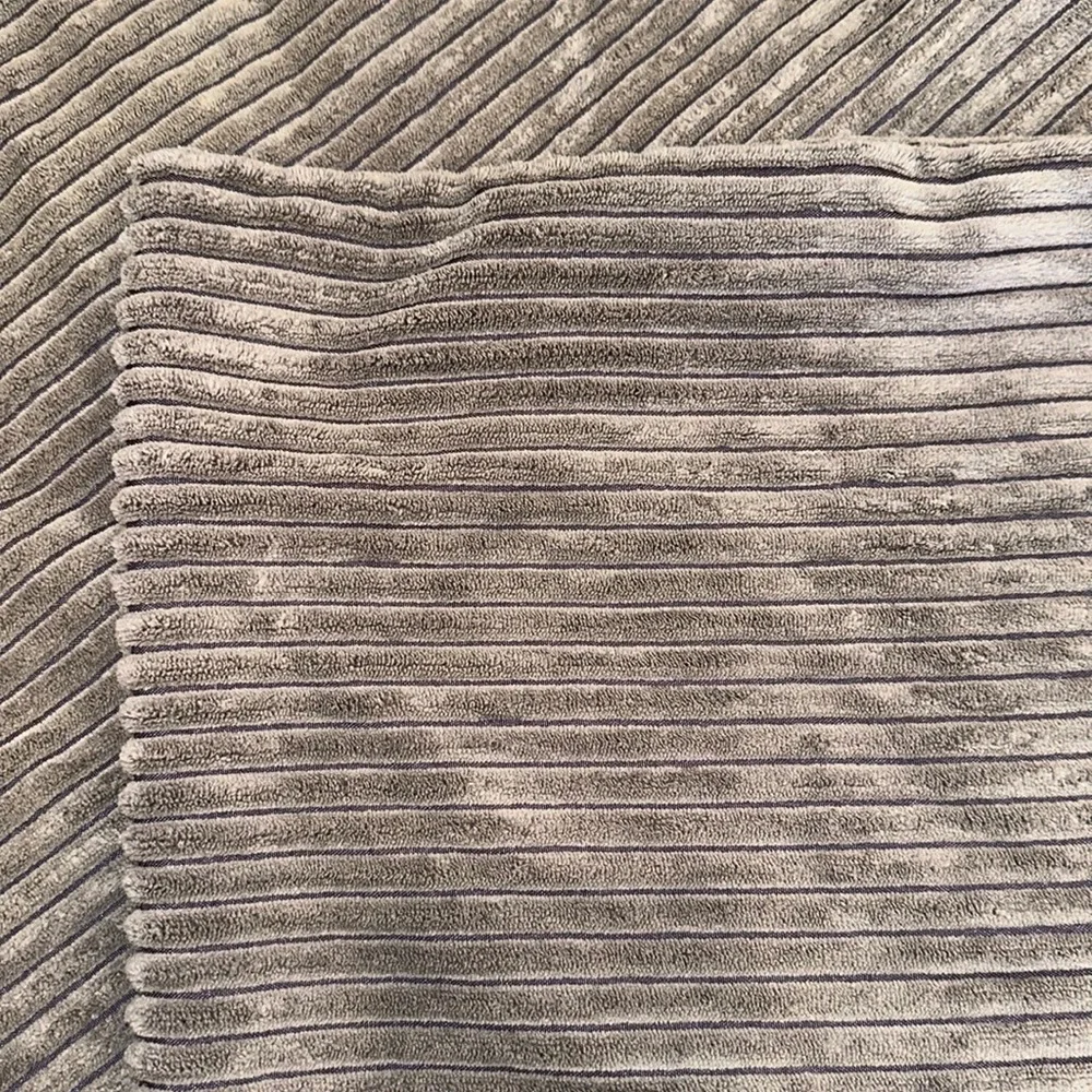NWOT 3 medium to dark gray pillow covers.